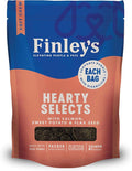 Finley's Hearty Selects Dog Treats, Hearty Selects Salmon, Sweet Potato, and Flax Seed, Soft-Baked, Functional Ingredients, Made in USA, 12 Ounce (Pack of 1)