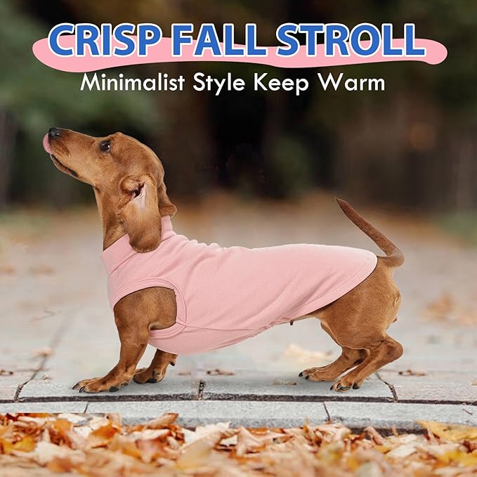 Dog Sweater Fleece - Pink, XS - Stretchable Sleeveless Vest | Warm Lightweight Sweatershirt, Pullover Design for Puppy,Chihuahua Clothes,Autumn/Winter Outdoor Clothing