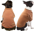 KYEESE 2Pack Dog Sweater Soft Cat Clothes Pullover Pet Coat Stretchy Cat Sweaters Pet Fleece Sweater with Sleeves Comfy Dogs Sweatshirt Lightweight Dog Sweaters for Small Dogs Male for Cold Weather