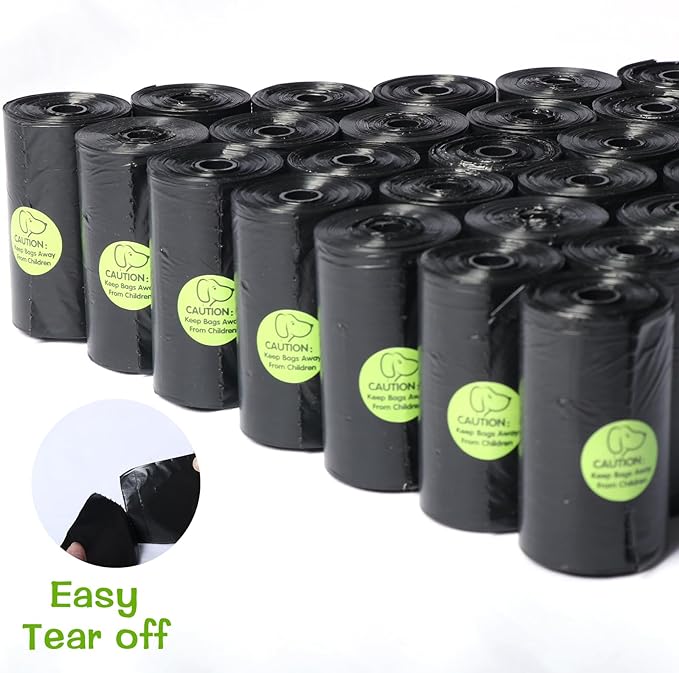 DREAM&GLAMOUR Dog Poop Bags,value pack,300 Count Strong Poop Bags for Dogs,Guaranteed Leak-Proof