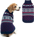 SCENEREAL Dog Sweaters for Small Medium Dogs - Soft, Warm Turtleneck Small Dog Sweater, Ugly Knit Dog Christmas Outfits for Dachshund, Chihuahua, Pug, Yorkie,Winter Pet Clothes Male Female