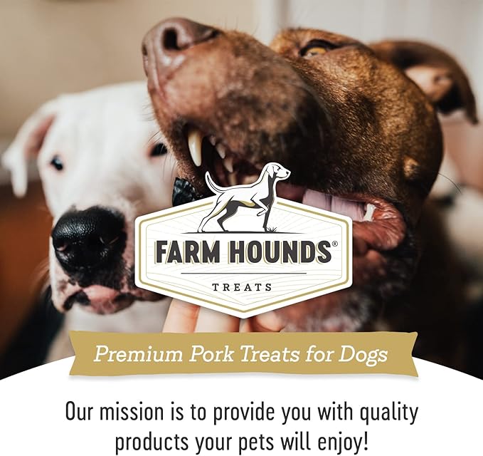 Farm Hounds - Pork Liver - Premium Natural Jerky for Dogs - Made from 100% Humanely Raised Pork - Organ Treats - Great for Training & Treats - No Added Fillers - Made in USA - 4 oz - 2 Pack