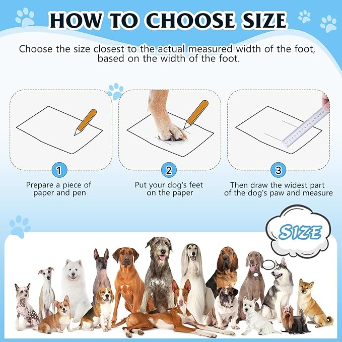 Dog Shoes for Large Medium Small Dog, Mesh Breathable Dog Shoes for Hot Pavement, Anti-Slip Dogs Boots Paw Protectors with Reflective for Outdoor Walking Indoor Hardfloors (Size 7)