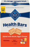 Blue Buffalo Health Bars Oven-Baked with Natural Ingredients Bacon, Egg & Cheese Crunchy Dog Biscuits, 3.5 lbs.