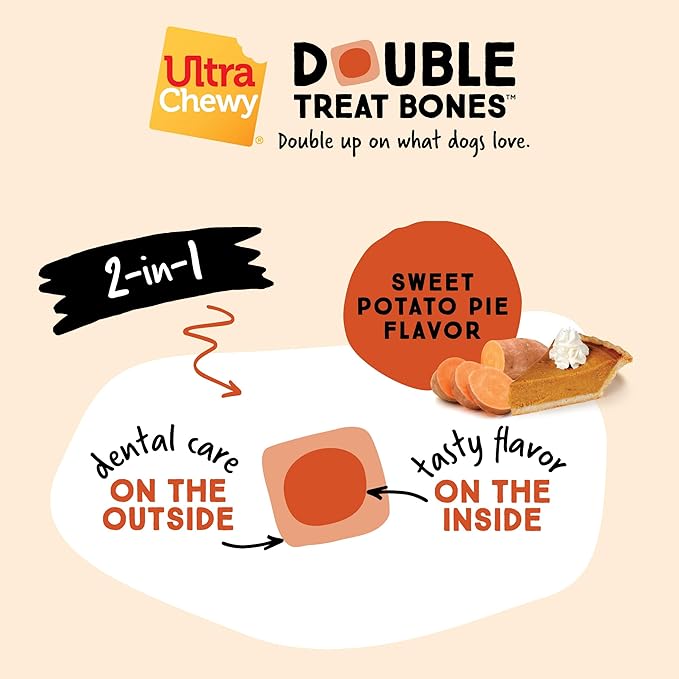 Ultra Chewy Gourmet Flavors: Long-Lasting Chews Made in USA, Highly Digestible, for Aggressive Chewers (Gourmet Flavors, 10 Count)