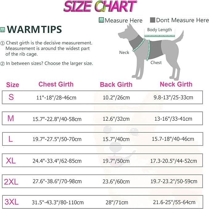 Dogcheer Warm Dog Coat, Christmas Dog Jacket Waterproof Puppy Winter Coat with Buckles, Reflective Adjustable Pet Snow Jacket Turtleneck Fleece Sweater for Small Medium Large Dogs - Pink, L