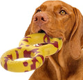 Goughnuts — Dog Toys for Aggressive Chewers | Virtually Indestructible Pull Toy for Breeds Such as Pit Bulls and German Shepherds | Heavy Duty Tug Dog Toy | Medium | Yellow