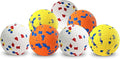 Foam Fetch Dog Balls 3 inch, for Large and Medium Breeds, Durable Toy for Chewers (Color Mix, 7 Pack)