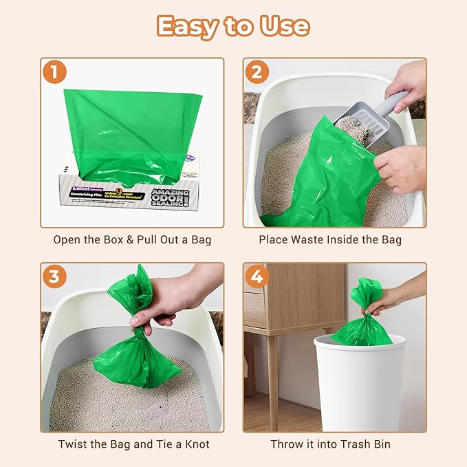 Odor-Sealing Dog Poop Bags XS, 220 Count | Unscented & Durable Disposable Waste Bags for Pet Waste, Home & Travel Use (Green)