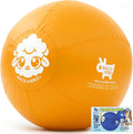 Race&Herd 22" Original XXL Herding Ball for Dogs - Giant Herding Dog Ball Australian Shepherds, Herding Toys, Dog Training Toy for Large Breeds, Dog Toy for Outdoor Play (Small/Medium Dogs, Yellow)