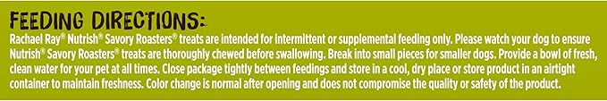 Nutrish Rachael Ray Dog Treats Savory Roasters Chicken Recipe, 5 oz. Pouch, 5 Count