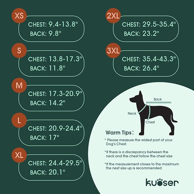 Kuoser Reversible Winter Coat, British Style Jacket for Small Dogs, Warm Windproof Puppy Cold Weather Clothes Vest, Red XS