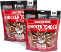 Jeffers Chicken Jerky Dog Treats, 24 oz Bag – Limited Ingredient, Healthy Training Snack, Grain Free, High Protein, 100% Real Chicken, Natural Made in USA, Perfect for Halloween & Christmas - 2 Pack