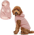 Spark Paws Teddy Dog Sweater, Sherpa Vest with Warm Fleece Lining, Winter Coat Suitable for Small Medium Large XL XXL Breeds - Pink - 2XL