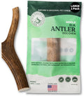 Mountain Valley Elk Antlers for Dogs - 100% Natural & Organic Chew for Aggressive Chewers, No Odor, No Mess, Long Lasting - Wild-Foraged Naturally Shed Antlers in USA - Grade A, Whole Large (1 Pack)
