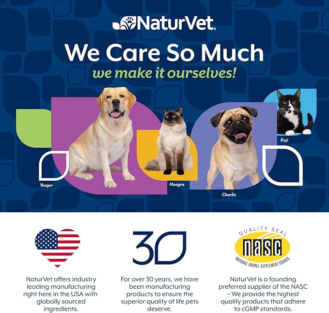 NaturVet Quiet Moments Calming Aid Dog Supplement, Helps Promote Relaxation, Reduce Stress, Storm Anxiety, Motion Sickness for Dogs (Quiet Moments Plus Hemp, 180 Soft Chews)
