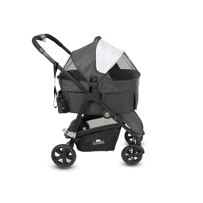 Pet Stroller, Removable and Reversible Carrier, Mesh Panels, Strorage Pockets, Great for Dogs and Cats, Keep You Pets Safe, Easy to Use