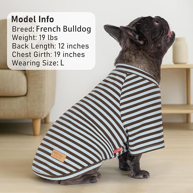 KYEESE 3Pack Dog Sweater Soft Cat Clothes Comfy Dog Sweaters for Small Dogs Male Pullover Cat Sweaters Lightweight Puppy Fleece Sweater Stretchy Pet Coat Dogs Sweatshirt with Sleeves for Cold Weather