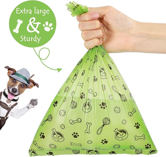 Dog Poop Bag(720 Count), Leak Proof Dog Bags for Poop Refills Rolls - Extra Strong Doggie Poop Bags Scented - 9X13 Inches with a dispenser Pet Waste Bags