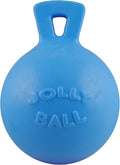 Jolly Pets Tug-n-Toss Heavy Duty Dog Toy Ball with Handle, 4.5 Inches/Small, Blueberry, JP445BLUEBERRY