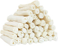 MON2SUN Dog Rawhide Rolls Twist Sticks Chew Treats Natural Flavor 6.5 Inch 40 Count for Puppy and Small Dogs