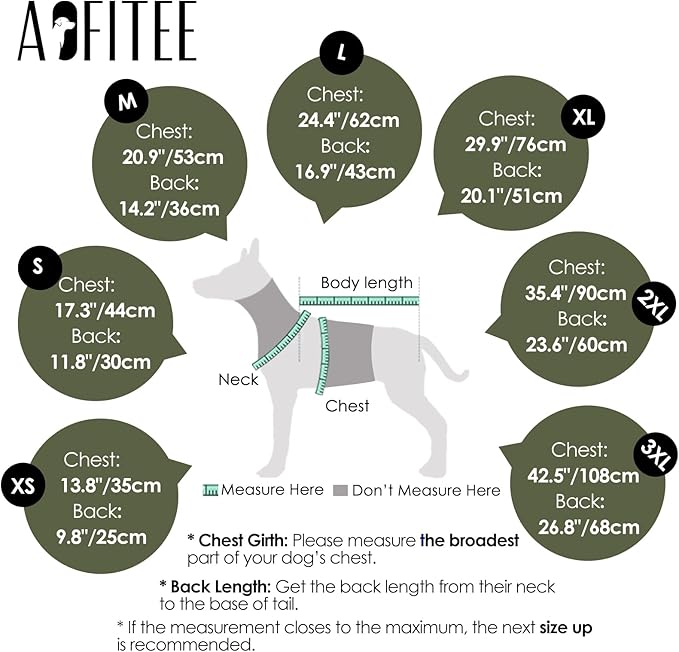 AOFITEE Dog Coat, Warm Dog Jacket with Harness Built in, Waterproof Coats for Small Dogs, Dogs Winter Coat Puffer Jacket with Zipper & Fleece Collar, Pet Snowsuit Sweater for Chihuahua Yorkshire, XS