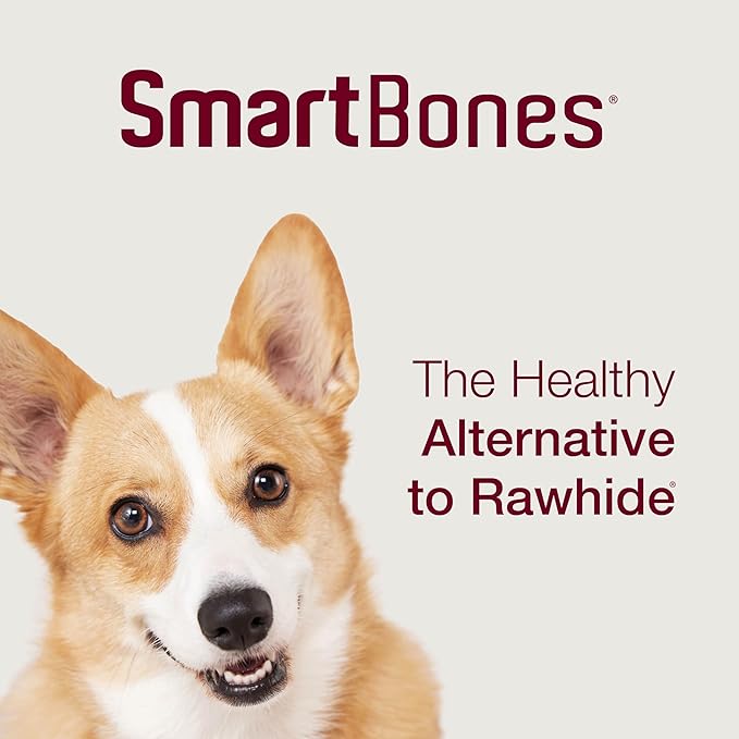 SmartBones SmartSticks, Treat Your Dog to a Rawhide-Free Chew Made With Real Bacon and Cheese, 10 count (24 pack)