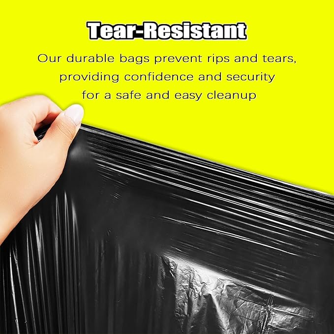 Dog Poop Bags, 20L / 5.3 Gal Replacement Dog Poop Bag - 75 PCS Leak-Proof & Tear-Resistant Bags for Most Pet Waste Trash Cans