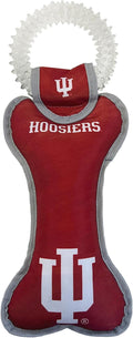 Pets First NCAA Indiana Hoosiers Dental Dog TUG Toy with Squeaker. Tough PET Toy for Healthy Fun, Teething & Cleaning Pets Teeth & Gum