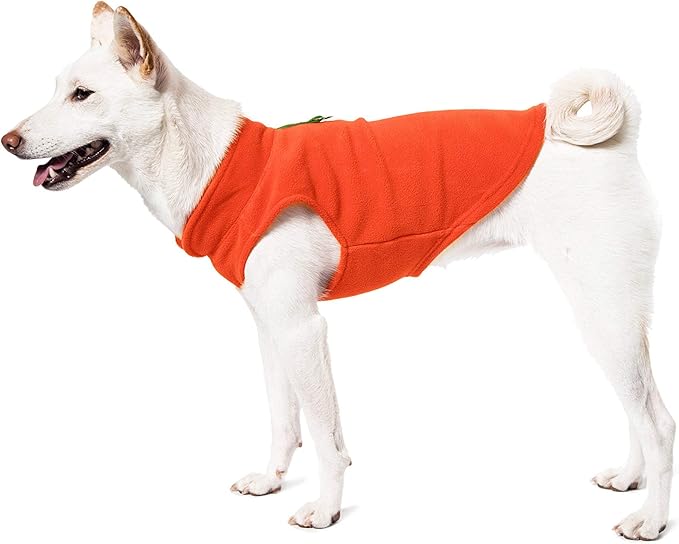Gooby Fleece Vest Dog Sweater - Navy, X-Large - Warm Pullover Fleece Dog Jacket with O-Ring Leash for Small to Medium Dogs