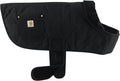 Carhartt Firm Duck Insulated Dog Chore Coat, Durable Weather Resistant Jacket for Cold and Windy Conditions, PFAS Free (Black), Medium