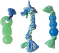Outward Hound Mini Dentachew Dental Dog Chew Toy - 3 Pack - Great Size for Small Dogs and Puppies