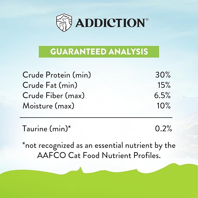 Addiction Viva Venison Grain-Free Dry Cat Food - High Protein, Natural & Hypoallergenic for Sensitive Stomach, Limited Ingredient for Allergy & Weight Management - 4lbs