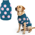Spark Paws Knit Dog Sweater – Ultra Soft Warm Winter Dog Sweater for Small, Medium & Large Dogs – Stretch Fit Pet Sweater for French Bulldog, Pitbull, Girl & Boy Dogs Jacket, (Flower,4XL)