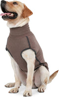 Dog Sweater Pullover Cold Weather Vest for Dogs Dog Sweatshirt & Jacket for Indoor and Outdoor Use (X-Large, Brown)