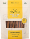 Tally's Ranch Beef Jerky Dog Treats | High Protein, 80% Beef, All Natural, 5 Simple Ingredients, No Added Sugar | Healthy Treats for Dogs | Made in The USA, 4 oz Bag