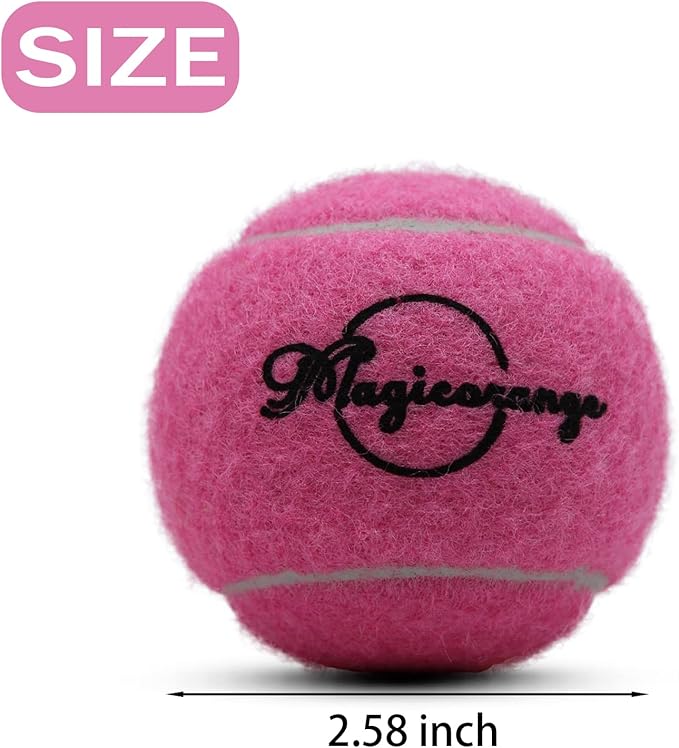Magicorange Tennis Balls, 60 Pack Advanced Training Tennis Balls Practice Ball, Pet Dog Playing Balls,Good for Beginner Training Ball