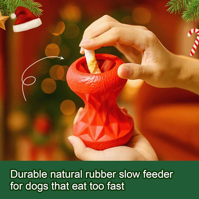 Dog Toys to Keep Them Busy – Interactive Treat Dispensing Ball for Small Dogs, Puppy Puzzle Toy for Enrichment & Teething, Durable Rubber Chew for Training & Boredom Relief, Bacon Flavor