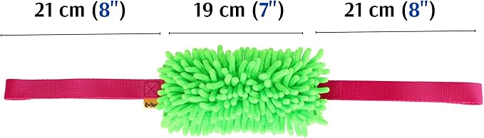 Dingo Dog Tug of War Toy - Outdoor Dog Toy with 2 Handles for Training, Shaggy Dog Toy, Soft Nubby-Textured, Noodle Plush with, Motivation and Fun, 15576, Assorted Colors