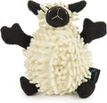 goDog Fuzzy Wuzzy Lamb Squeaky Plush Dog Toy, Chew Guard Technology - Assorted, Small