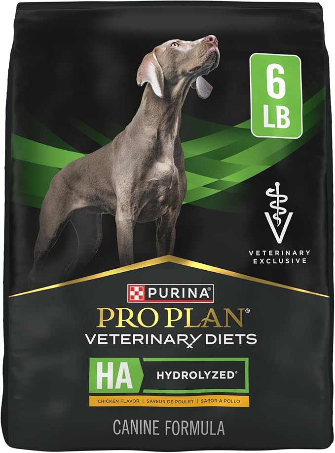 Pro Plan Veterinary Diets Purina HA Hydrolyzed Protein Dog Food Dry Chicken Flavor Formula - 6 lb. Bag