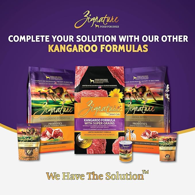 Zignature Select Cuts Kangaroo Formula 25lb Bag