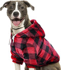 SlowTon Dog Hoodie Tie Dye - Warm Dog Sweater Hoodies with Pocket, Fall Winter Dogs Coat Jacket Pet Outfit Puppy Hooded Sweatshirt Clothes for Small Medium Large Dogs Boy Girl (Red, 4XL)