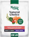 Nutro Natural Choice Salmon & Brown Rice Adult Small Bites Dog Food Recipe, 28 lb. Bag