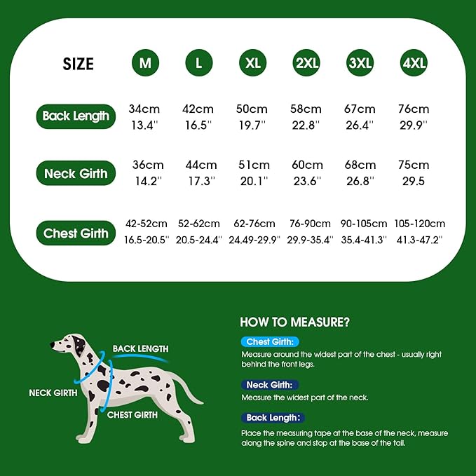 ASENKU Dog Coat, Dog Winter Jackets with Fleece Turtleneck, Windproof, Reflective Pet Snow Jacket for Cold Weather, Coats for Extra Large Size Dogs Army Green, XXXL