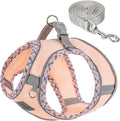 Dog Harness and Leash Set, No Pull Pet Harness for Small Dogs Easy Walking,Soft Breathable Small Dog Harness,Adjustable Reflective Step in Vest Harness for Puppy ,kitten, Cats