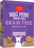 Cloud Star Wag More Bark Less Crunchy Grain Free Dog Treats, Assorted Flavors, 14 oz. Box