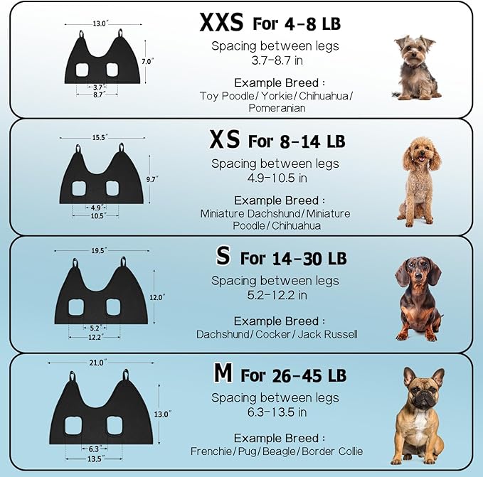 Supet Dog Grooming Hammock Harness for Dogs Cats, Relaxation Pet Nail Clipper Hammock, Restraint Dog & Small Animal Leashes Sling for Groomingk for Nail Trimming (Black, S)