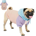 Tuff Pupper Dog Hoodie | Premium Quality 100% Organic Cotton | Ultra Soft Interior for Superior Comfort | Elastic Cuffs & Drawstring for Warmth | Stretch Fit Suitable for All Breeds (Pastel, M)