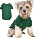 Puppy Sweater for Small Dogs Clothes Warm Winter Cat Clothe Pet Sweatshirt Knitwear Doggie Kitten Clothing, Green, Large